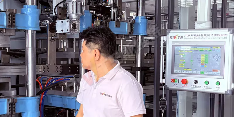 Thermoforming machine PLC control system