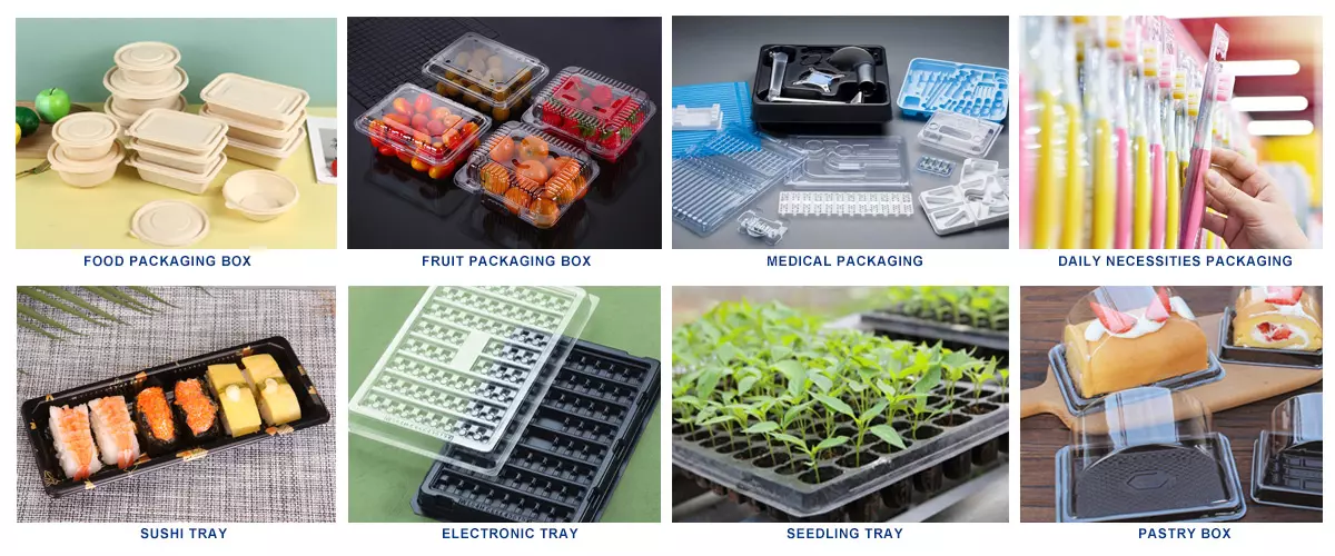 Thermoforming machine proofing products