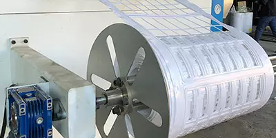 Thermoforming machine waste collection