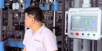 Thermoforming machine PLC control system