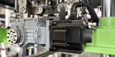 Plastic cup making machine servo motor