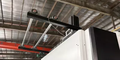 Plastic cup making machine waste recycling device